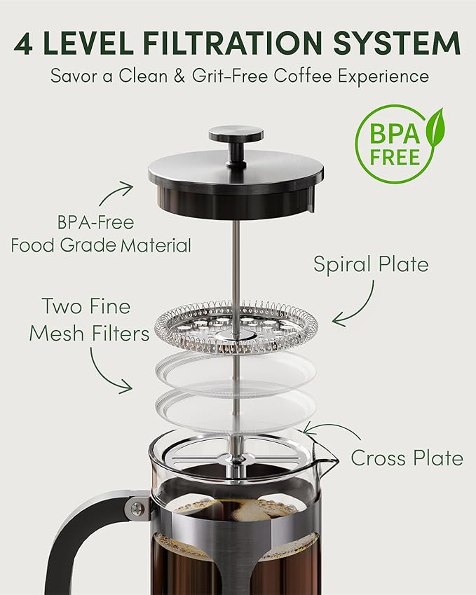 Premium Air‑Press Coffee Maker