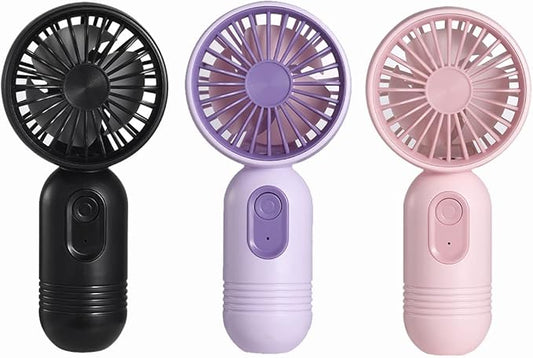 Handheld Mini Fan – USB Rechargeable
